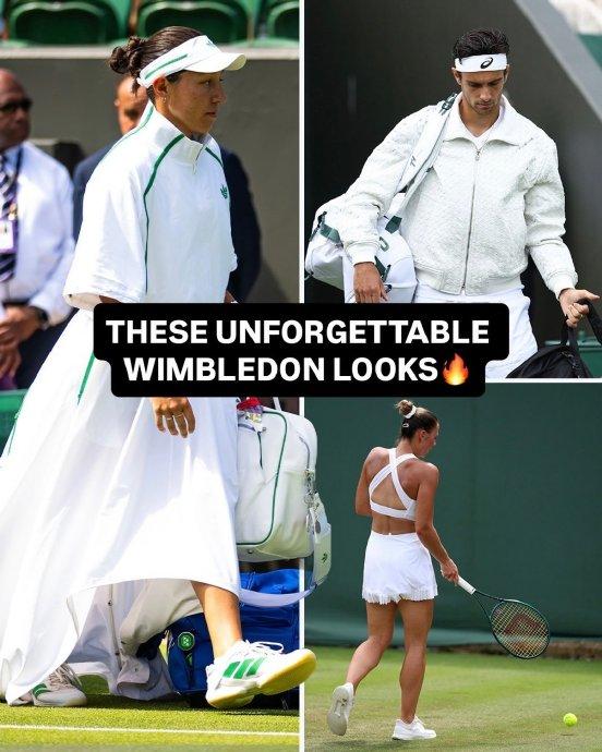 2025温网球星战袍盘点，王欣瑜清新高芙烂漫科斯秋克性感